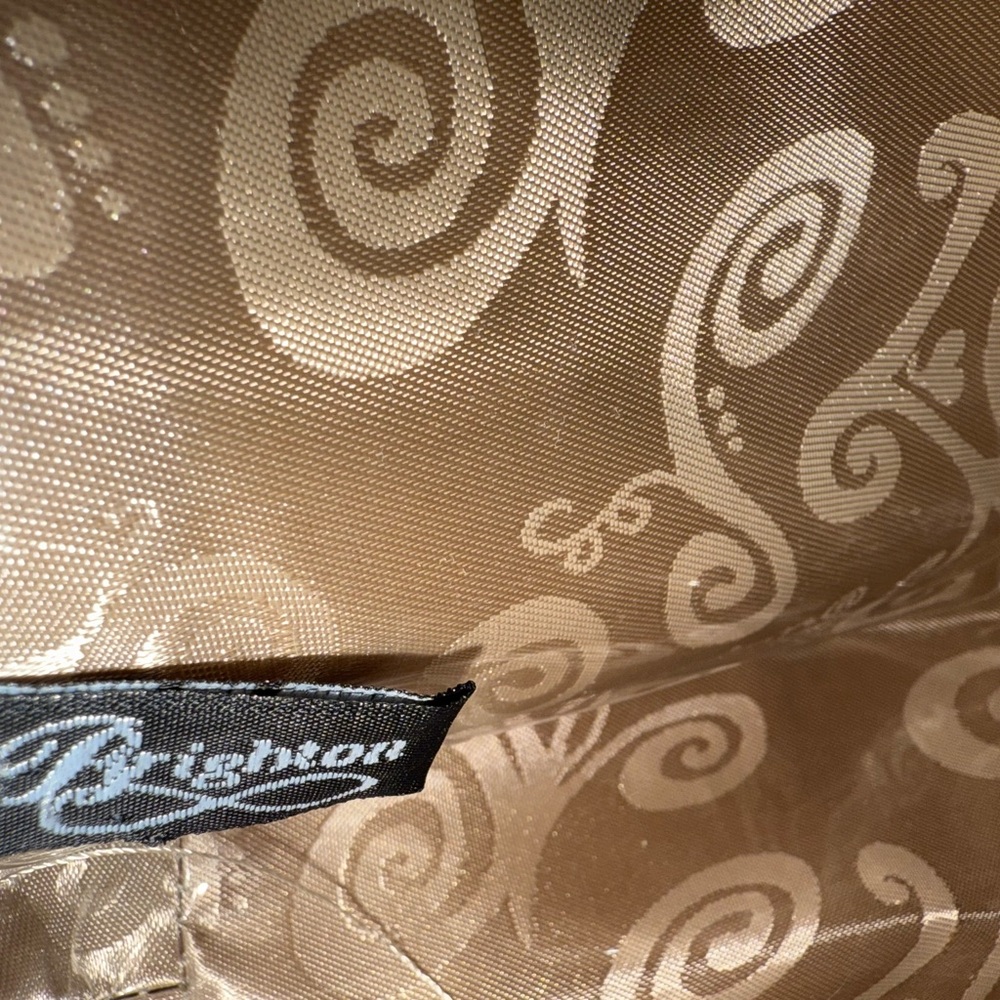 Brighton Floral zip up cosmetic/crossbody bag with waterproof liner-(no strap) - Picture 9 of 11